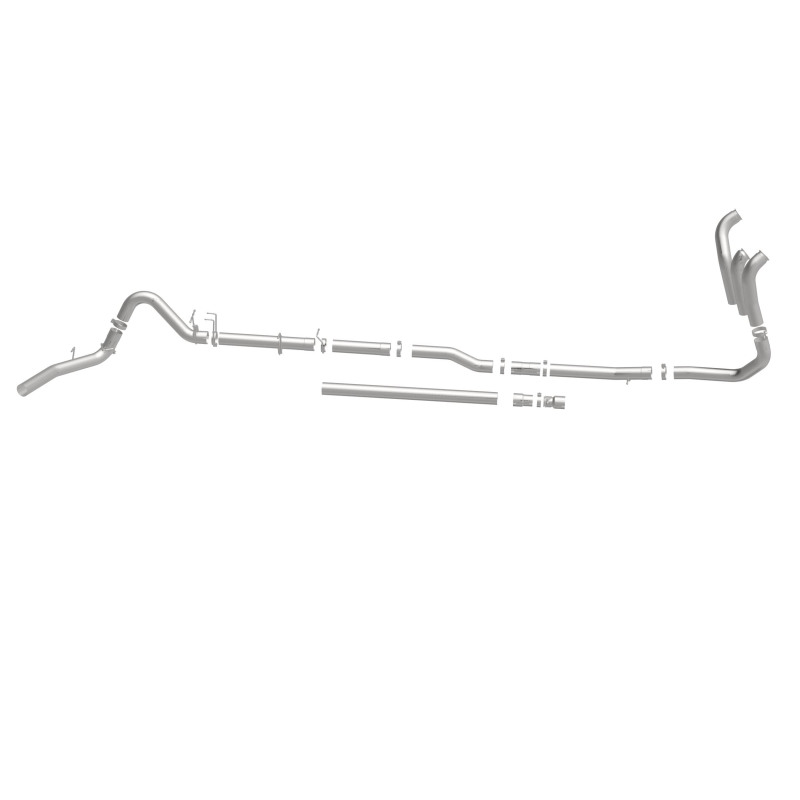 Ford F-350 Super Duty Performance Exhaust - Single Passenger Side Rear Exit - Magnaflow - Turbo Back - `99-`03