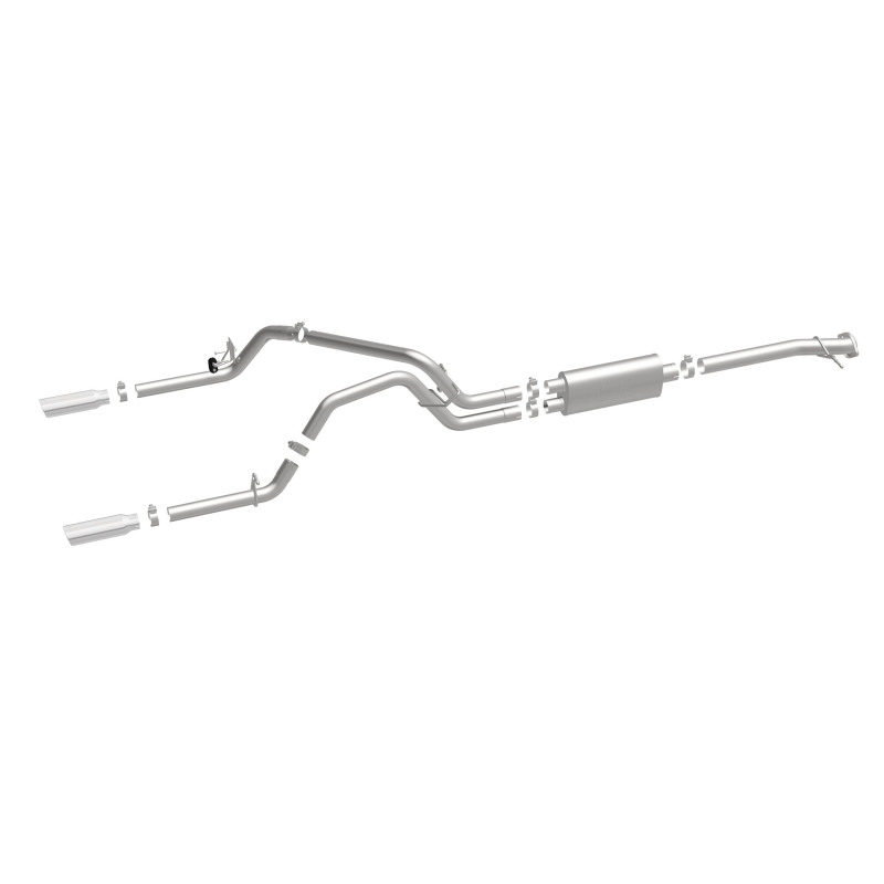 Chevrolet Colorado Performance Exhaust - Rear - Magnaflow - Cat Back, Dual Split Rear Exit - Stainless - 2015
