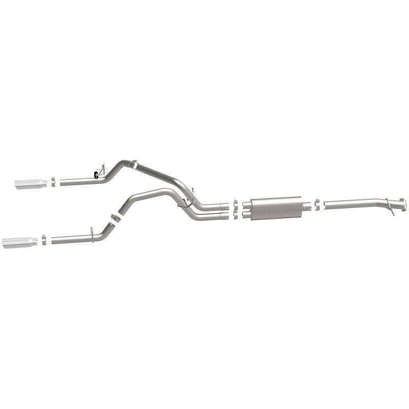 Chevrolet Colorado Performance Exhaust - Rear - Magnaflow - Cat Back, Dual Split Rear Exit - Stainless - 2015