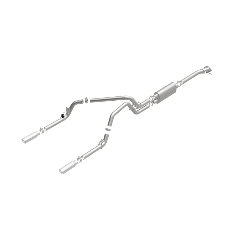 Chevrolet Colorado Performance Exhaust - Rear - Magnaflow - Cat Back, Dual Split Rear Exit - Stainless - 2015