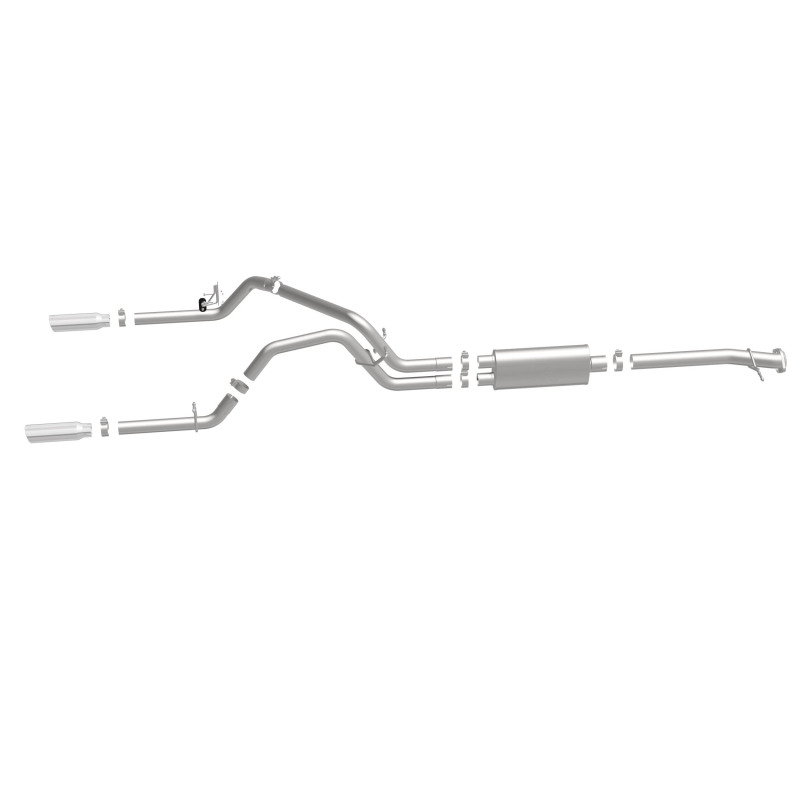 Chevrolet Colorado Performance Exhaust - Rear - Magnaflow - Cat Back, Dual Split Rear Exit - Stainless - 2015