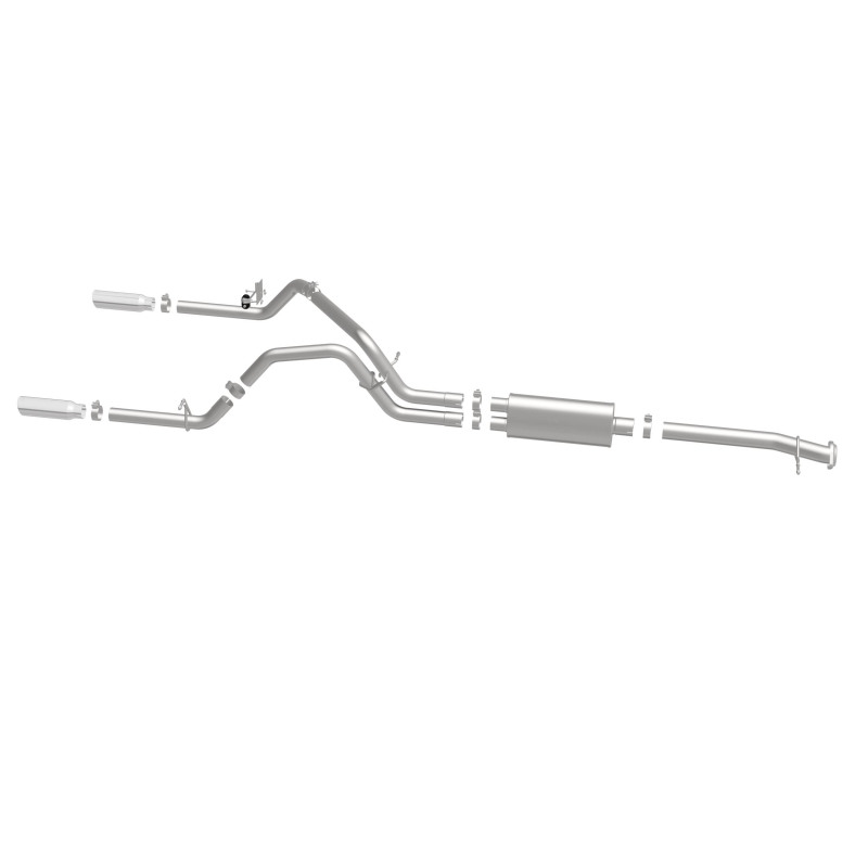 Chevrolet Colorado Performance Exhaust - Rear - Magnaflow - Cat Back, Dual Split Rear Exit - Stainless - 2015