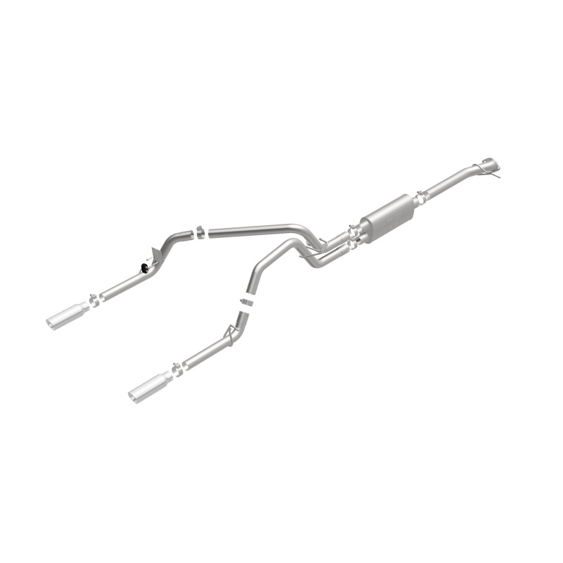 Chevrolet Colorado Performance Exhaust - Rear - Magnaflow - Cat Back, Dual Split Rear Exit - Stainless - 2015