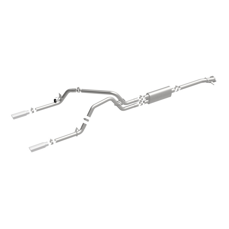 Chevrolet Colorado Performance Exhaust - Rear - Magnaflow - Cat Back, Dual Split Rear Exit - Stainless - 2015
