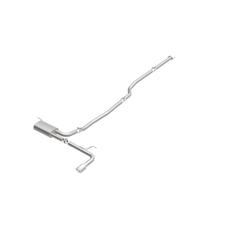 Ford Fusion Performance Exhaust - Single Straight Passenger Side Rear - Magnaflow - Street Catback - Polished - `15-`18