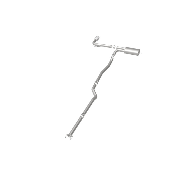 Ford Fusion Performance Exhaust - Single Straight Passenger Side Rear - Magnaflow - Street Catback - Polished - `15-`18