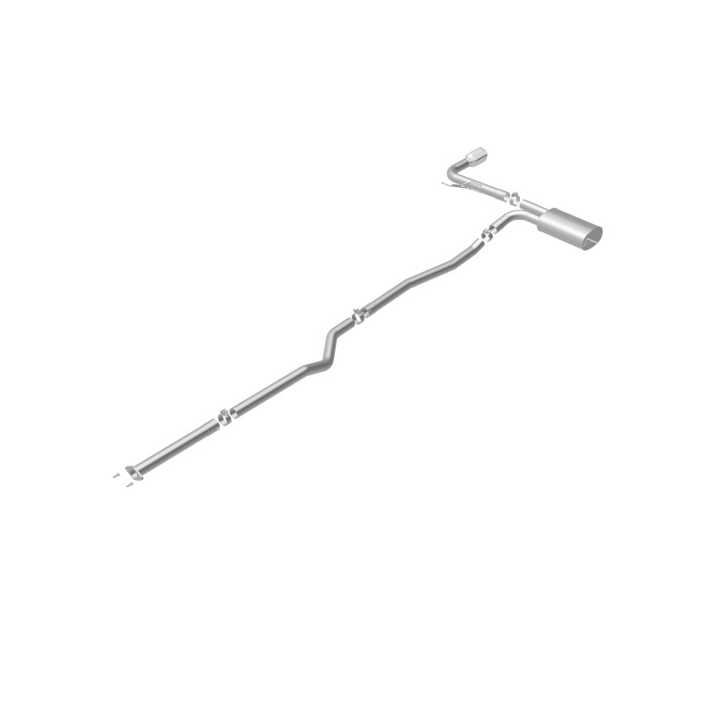 Ford Fusion Performance Exhaust - Single Straight Passenger Side Rear - Magnaflow - Street Catback - Polished - `15-`18