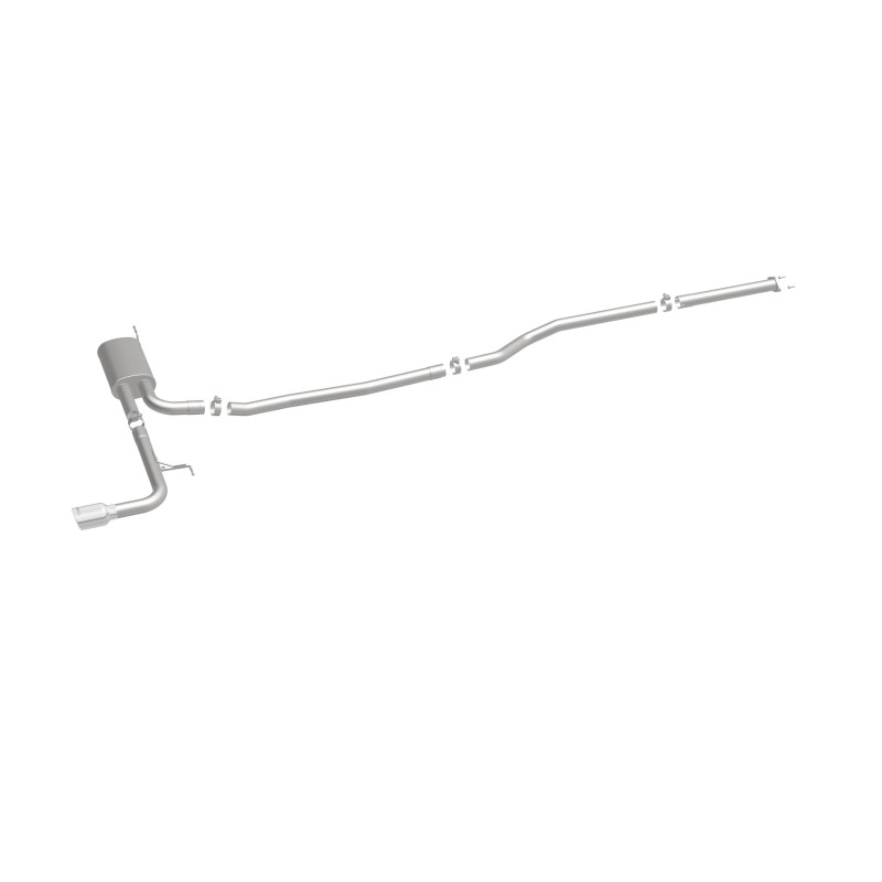 Ford Fusion Performance Exhaust - Single Straight Passenger Side Rear - Magnaflow - Street Catback - Polished - `15-`18