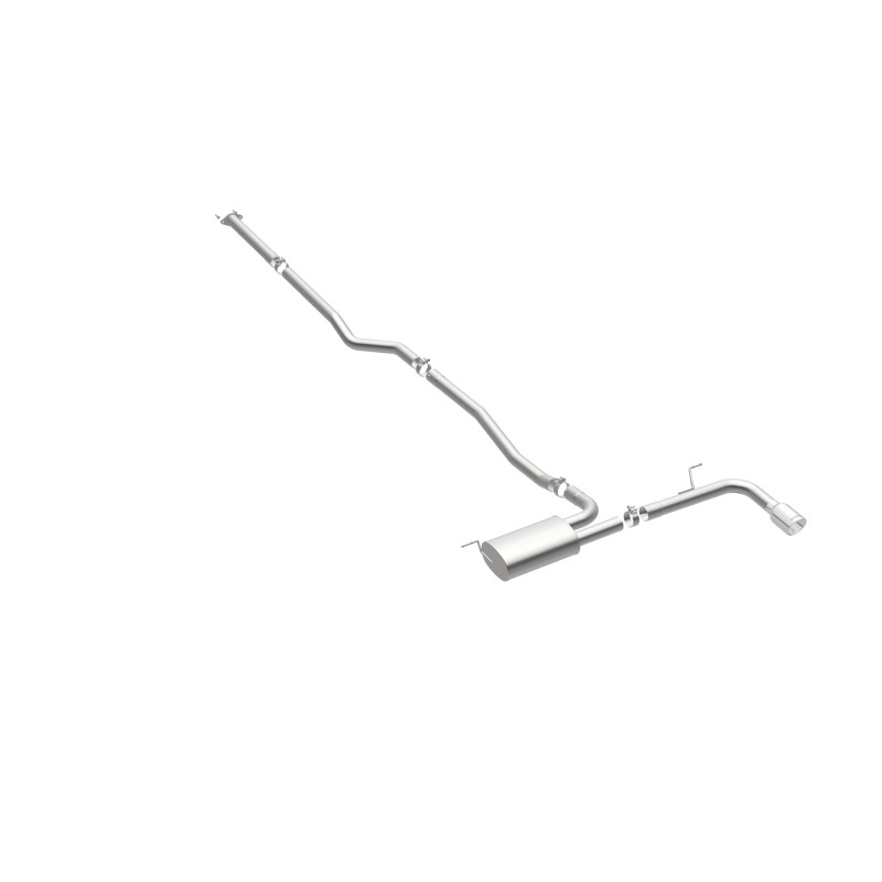 Ford Fusion Performance Exhaust - Single Straight Passenger Side Rear - Magnaflow - Street Catback - Polished - `15-`18