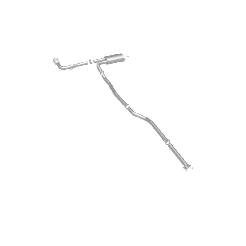 Ford Fusion Performance Exhaust - Single Straight Passenger Side Rear - Magnaflow - Street Catback - Polished - `15-`18