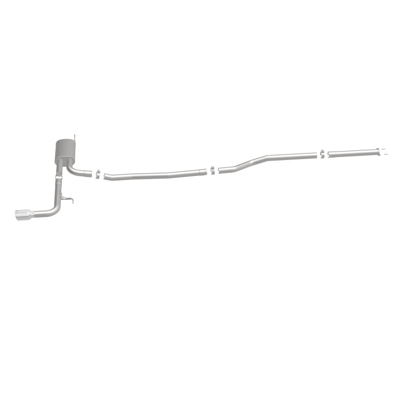 Ford Fusion Performance Exhaust - Single Straight Passenger Side Rear - Magnaflow - Street Catback - Polished - `15-`18