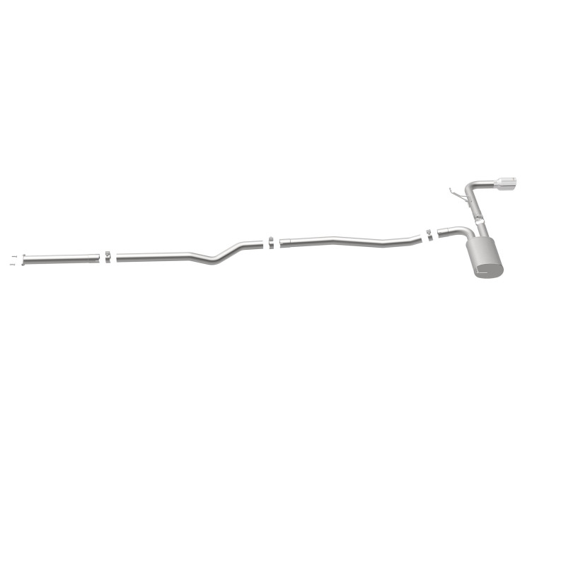 Ford Fusion Performance Exhaust - Single Straight Passenger Side Rear - Magnaflow - Street Catback - Polished - `15-`18