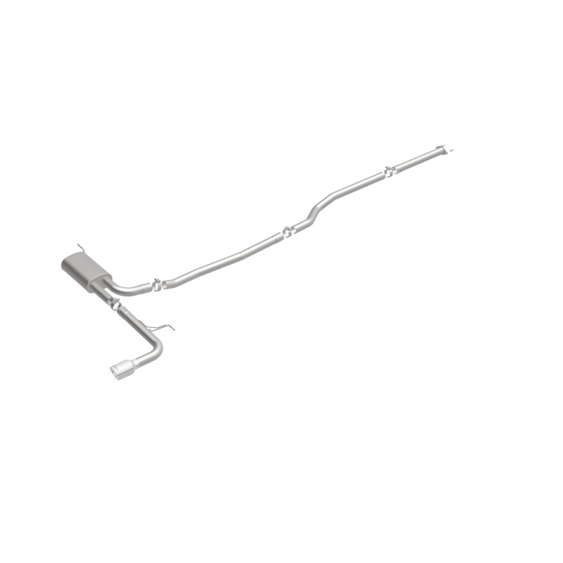 Ford Fusion Performance Exhaust - Single Straight Passenger Side Rear - Magnaflow - Street Catback - Polished - `15-`18