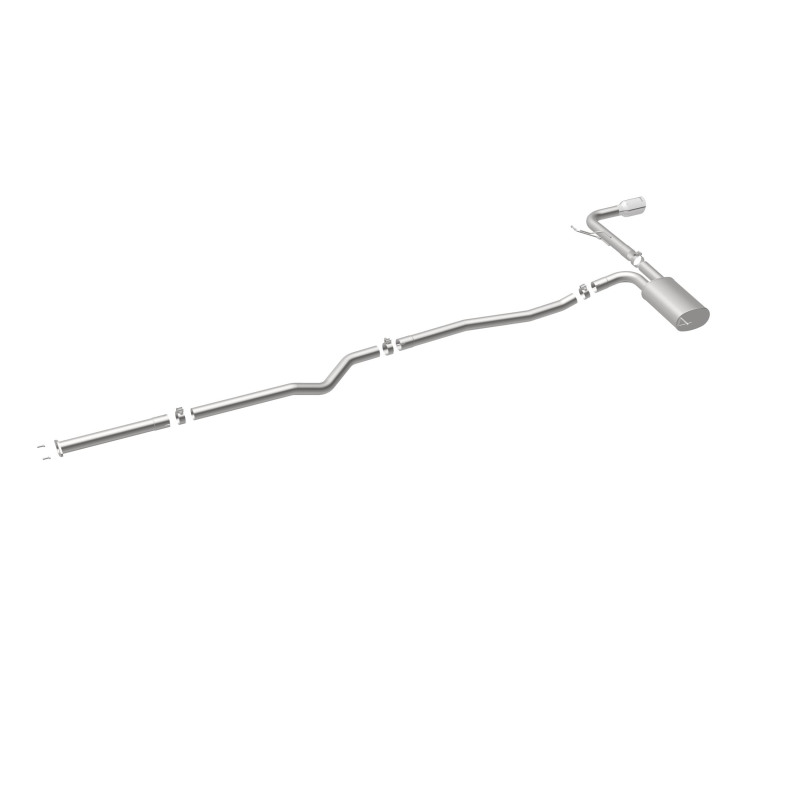 Ford Fusion Performance Exhaust - Single Straight Passenger Side Rear - Magnaflow - Street Catback - Polished - `15-`18