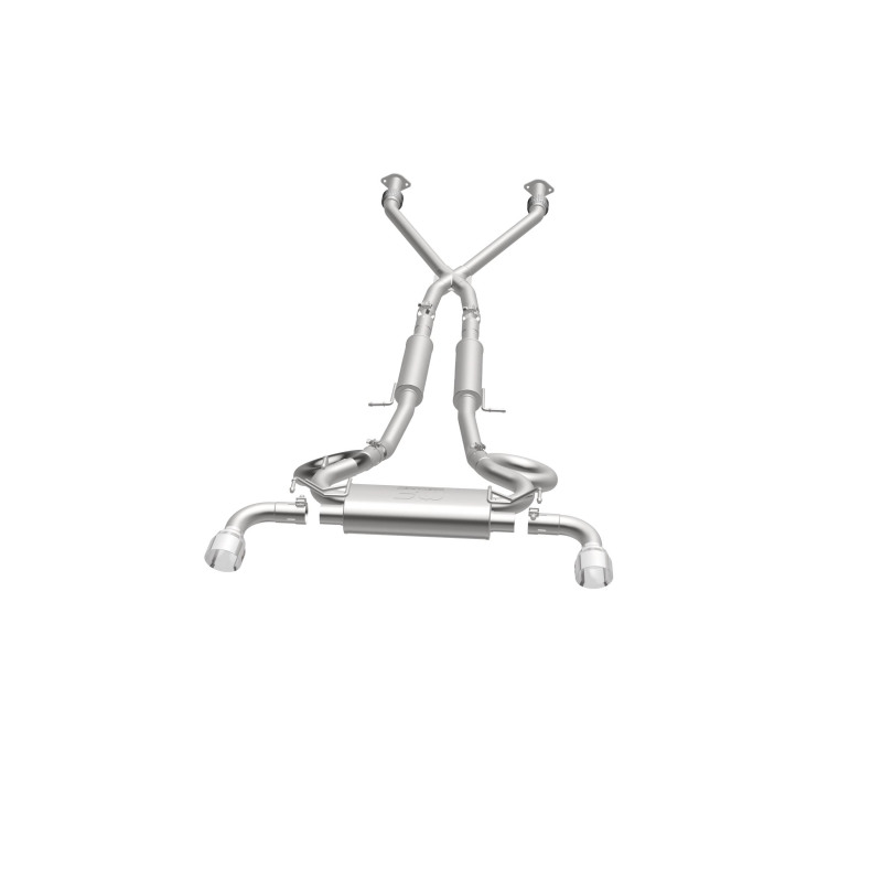 Nissan 370Z Performance Exhaust - Dual Split Rear Exit - Magnaflow - Street Series Cat Back - `09-`20