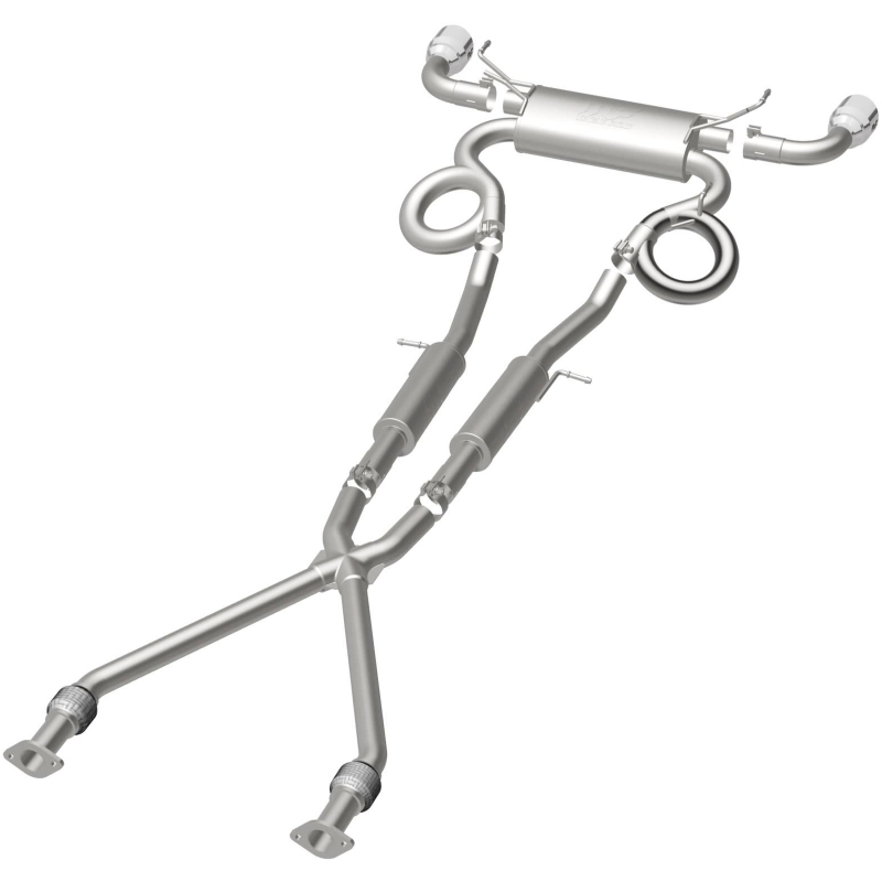 Nissan 370Z Performance Exhaust - Dual Split Rear Exit - Magnaflow - Street Series Cat Back - `09-`20