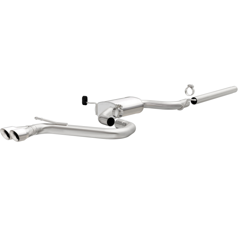 Volkswagen Golf Performance Exhaust - Rear - Magnaflow - Touring Series Cat Back - Polished - `15-`17