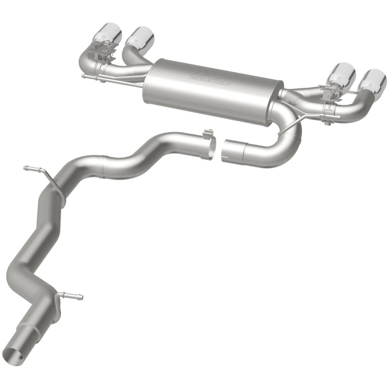 Volkswagen Golf R Performance Exhaust - Rear - Magnaflow - Cat Back, Sport Series - Polished - `15-`17