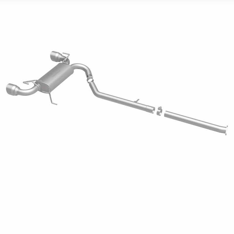 Nissan 350Z Performance Exhaust - Rear - Magnaflow - Street Series Cat Back, Dual Split Rear Exit, Polished 4.5in Tips - `03-`09