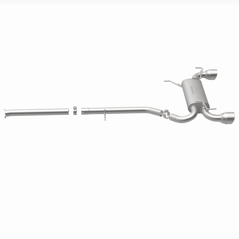 Nissan 350Z Performance Exhaust - Rear - Magnaflow - Street Series Cat Back, Dual Split Rear Exit, Polished 4.5in Tips - `03-`09