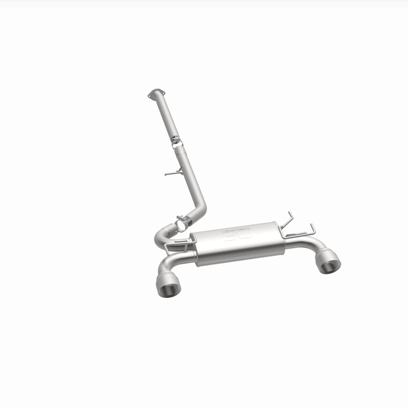 Nissan 350Z Performance Exhaust - Rear - Magnaflow - Street Series Cat Back, Dual Split Rear Exit, Polished 4.5in Tips - `03-`09