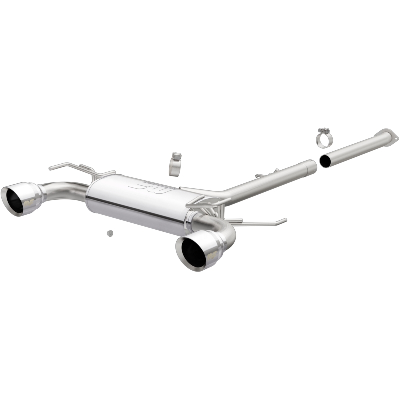 Nissan 350Z Performance Exhaust - Rear - Magnaflow - Street Series Cat Back, Dual Split Rear Exit, Polished 4.5in Tips - `03-`09