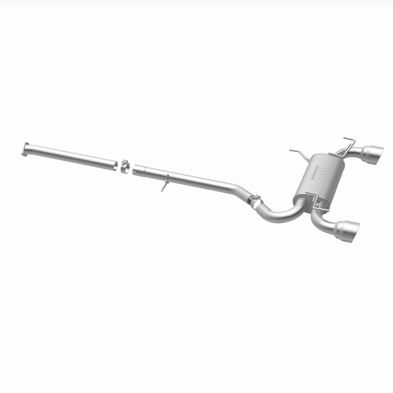 Nissan 350Z Performance Exhaust - Rear - Magnaflow - Street Series Cat Back, Dual Split Rear Exit, Polished 4.5in Tips - `03-`09
