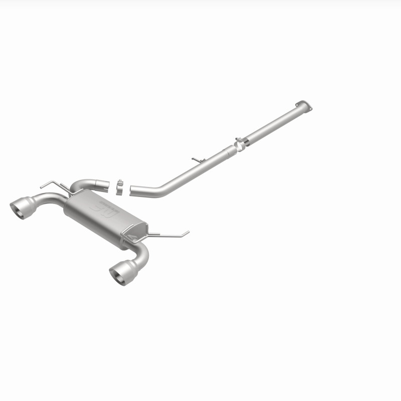 Nissan 350Z Performance Exhaust - Rear - Magnaflow - Street Series Cat Back, Dual Split Rear Exit, Polished 4.5in Tips - `03-`09