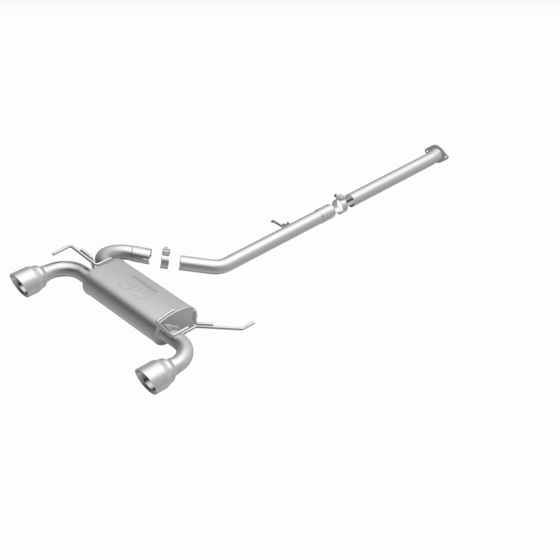 Nissan 350Z Performance Exhaust - Rear - Magnaflow - Street Series Cat Back, Dual Split Rear Exit, Polished 4.5in Tips - `03-`09