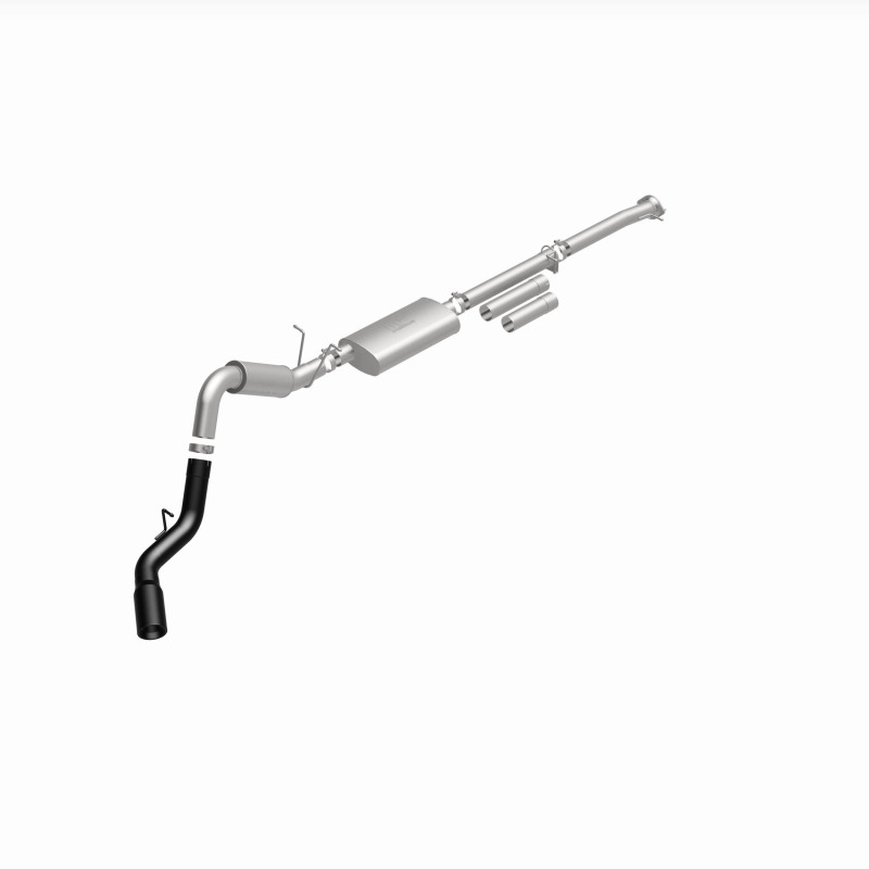 Chevrolet 3500 Performance Exhaust - Single Passenger Side Rear Exit - Magnaflow - Cat Back - Black - `11-`19