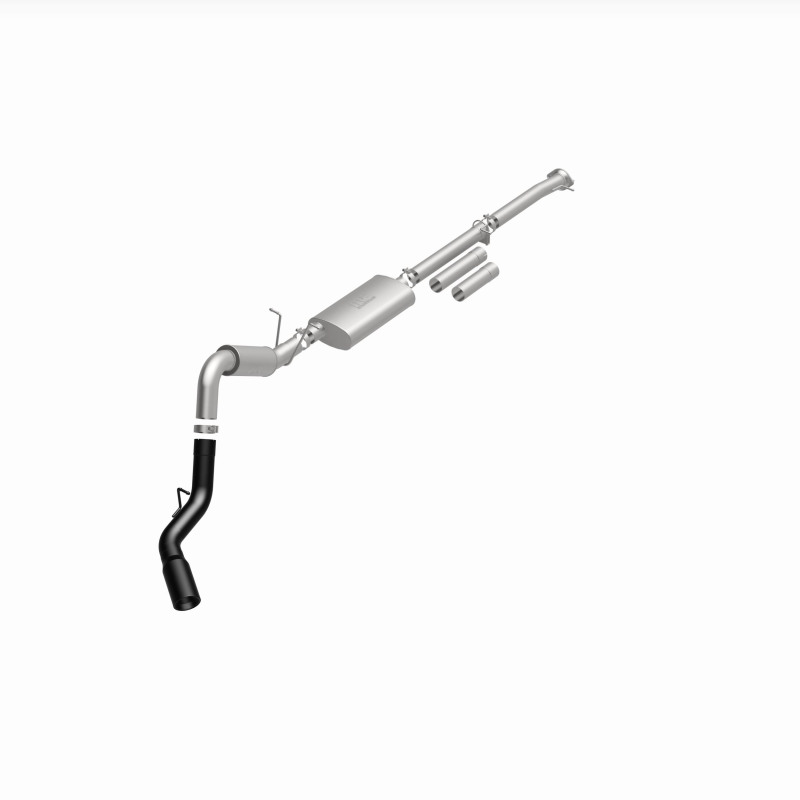 Chevrolet 3500 Performance Exhaust - Single Passenger Side Rear Exit - Magnaflow - Cat Back - Black - `11-`19