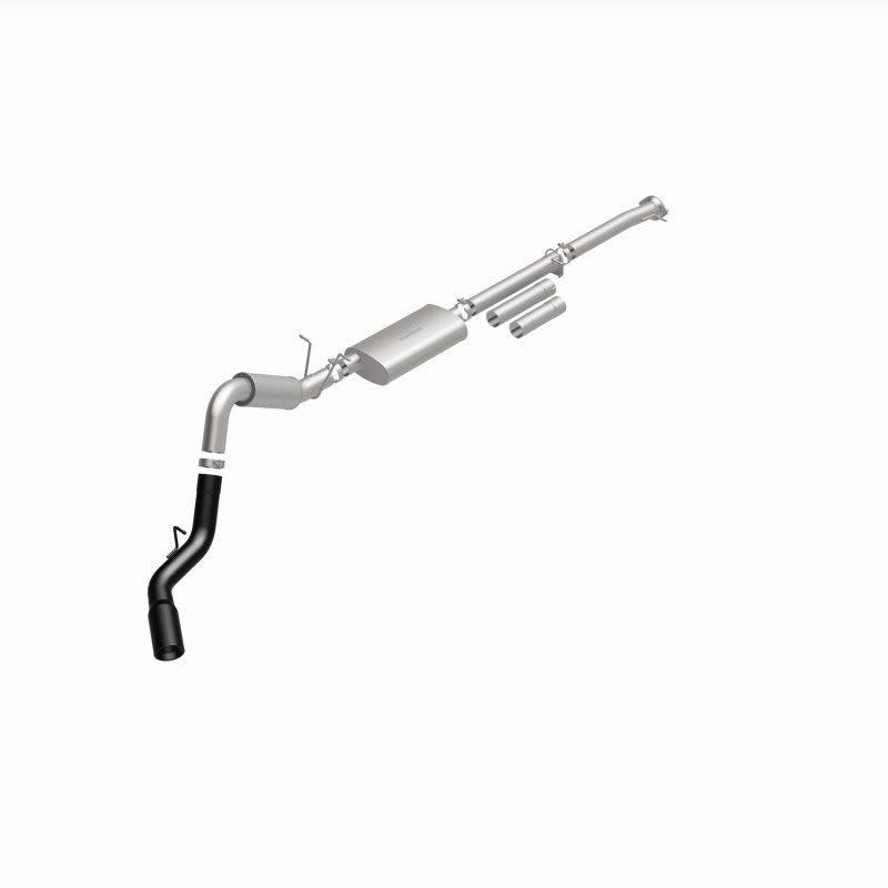 Chevrolet 3500 Performance Exhaust - Single Passenger Side Rear Exit - Magnaflow - Cat Back - Black - `11-`19