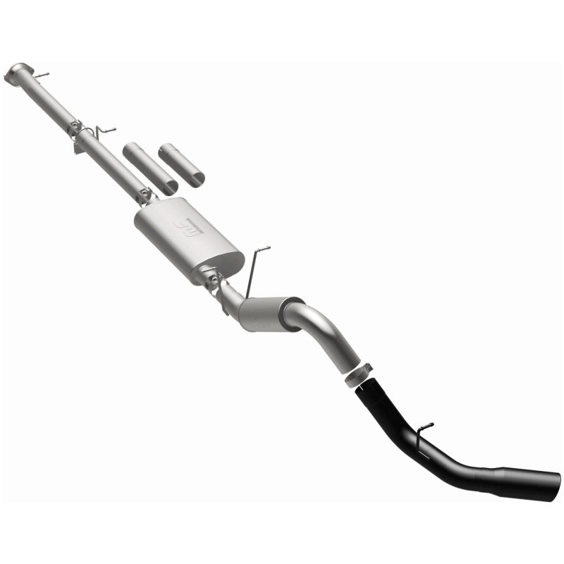 Chevrolet 3500 Performance Exhaust - Single Passenger Side Rear Exit - Magnaflow - Cat Back - Black - `11-`19
