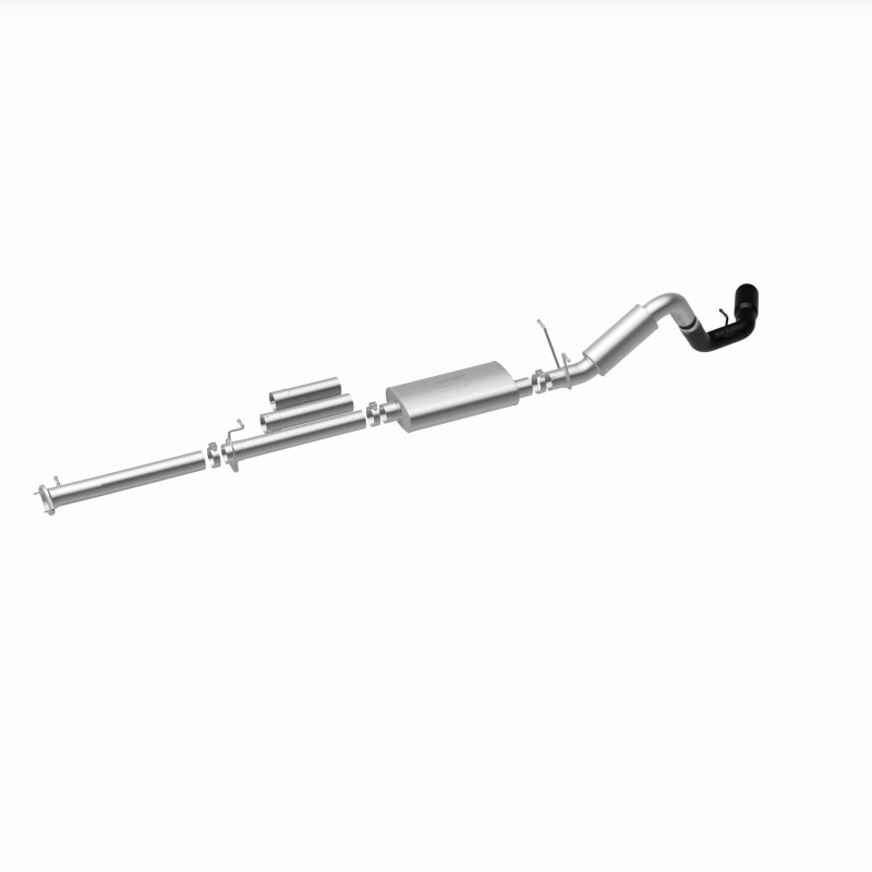 GMC 2500 Performance Exhaust - Single Passenger Side Rear Exit - Magnaflow - Cat Back - Black - `11-`19