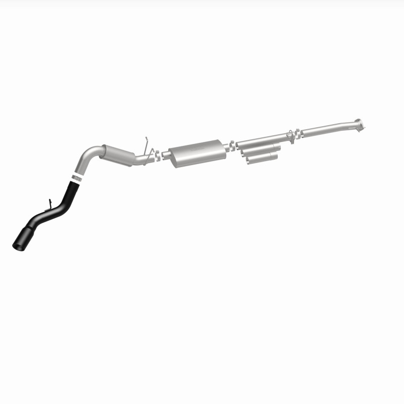 GMC 2500 Performance Exhaust - Single Passenger Side Rear Exit - Magnaflow - Cat Back - Black - `11-`19