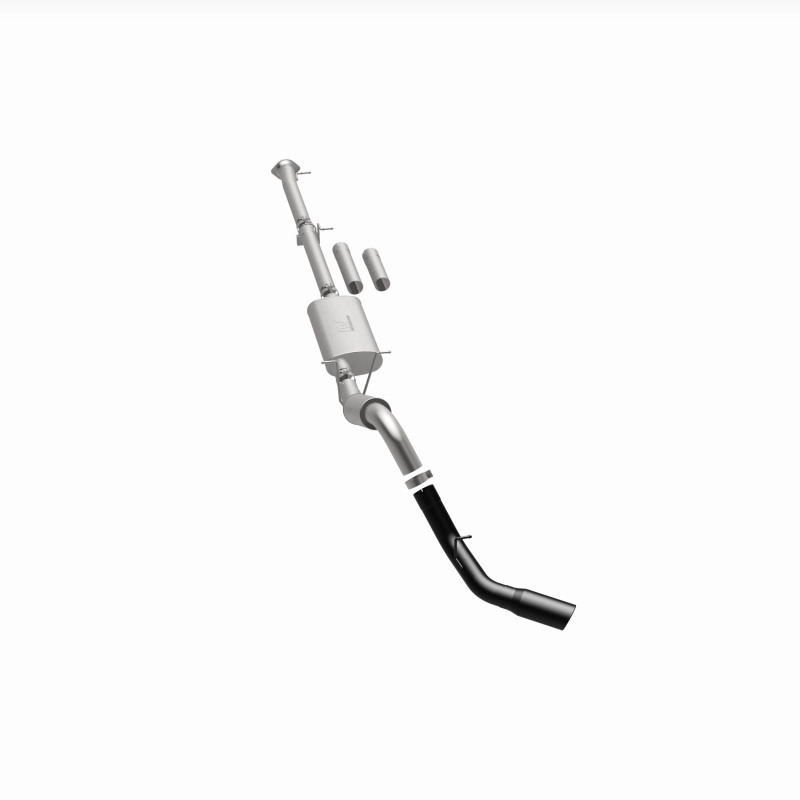 GMC 3500 Performance Exhaust - Single Passenger Side Rear Exit - Magnaflow - Cat Back - Black - `11-`19