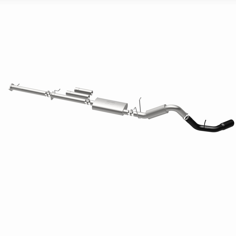 GMC 3500 Performance Exhaust - Single Passenger Side Rear Exit - Magnaflow - Cat Back - Black - `11-`19