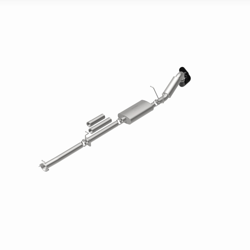 GMC 3500 Performance Exhaust - Single Passenger Side Rear Exit - Magnaflow - Cat Back - Black - `11-`19