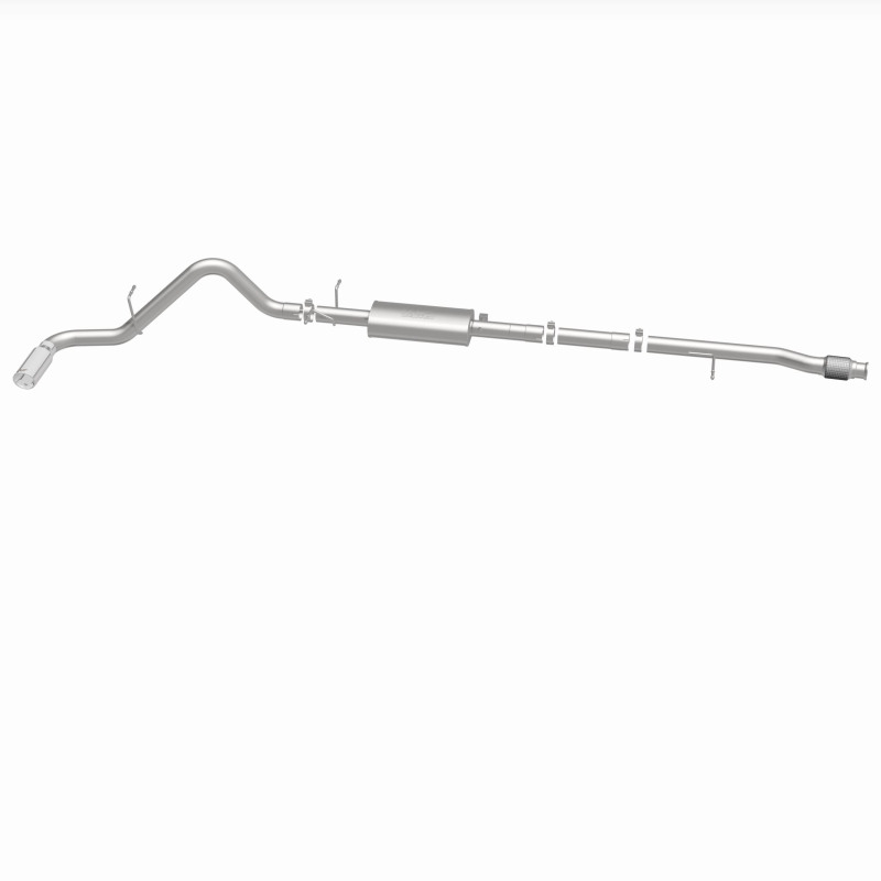 Chevrolet Silverado 1500 Performance Exhaust - Single Passenger Side Rear - Magnaflow - Street Series Cat-Back - Polished - 2019