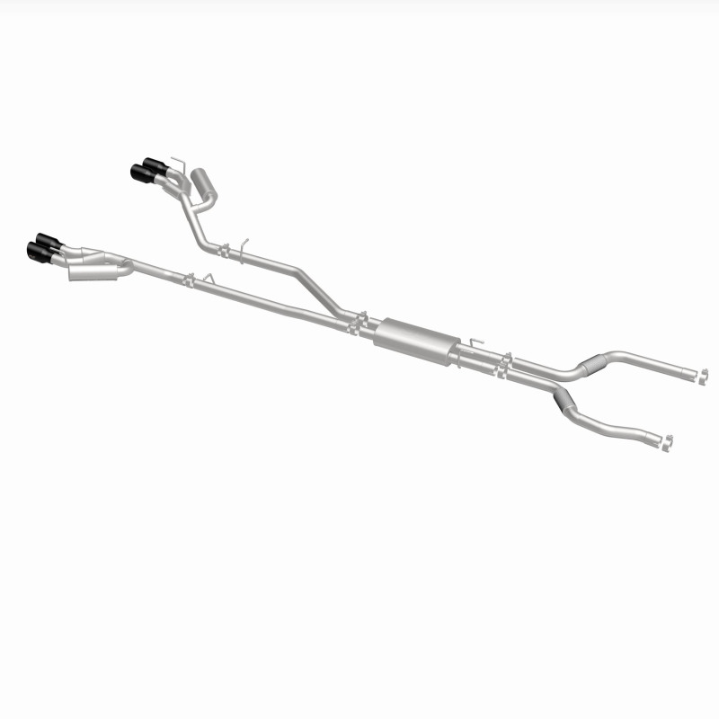 Ford Explorer Performance Exhaust - Magnaflow - Street Series Cat-Back - Black Chrome - `20-`25