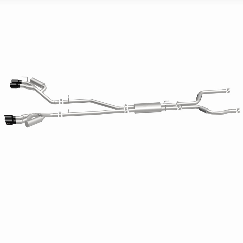 Ford Explorer Performance Exhaust - Magnaflow - Street Series Cat-Back - Black Chrome - `20-`25