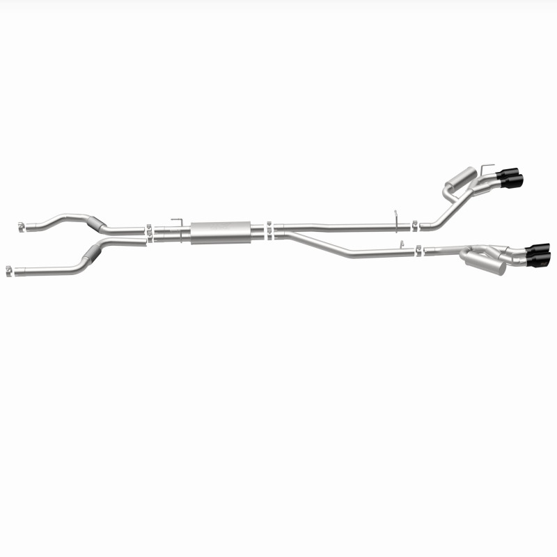 Ford Explorer Performance Exhaust - Magnaflow - Street Series Cat-Back - Black Chrome - `20-`25