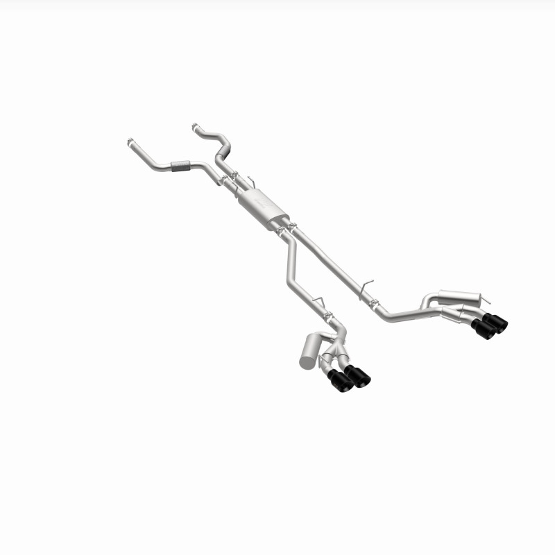 Ford Explorer Performance Exhaust - Magnaflow - Street Series Cat-Back - Black Chrome - `20-`25