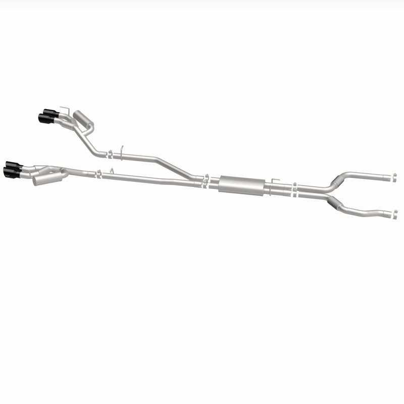 Ford Explorer Performance Exhaust - Magnaflow - Street Series Cat-Back - Black Chrome - `20-`25