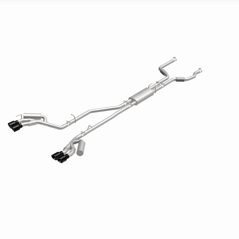 Ford Explorer Performance Exhaust - Magnaflow - Street Series Cat-Back - Black Chrome - `20-`25