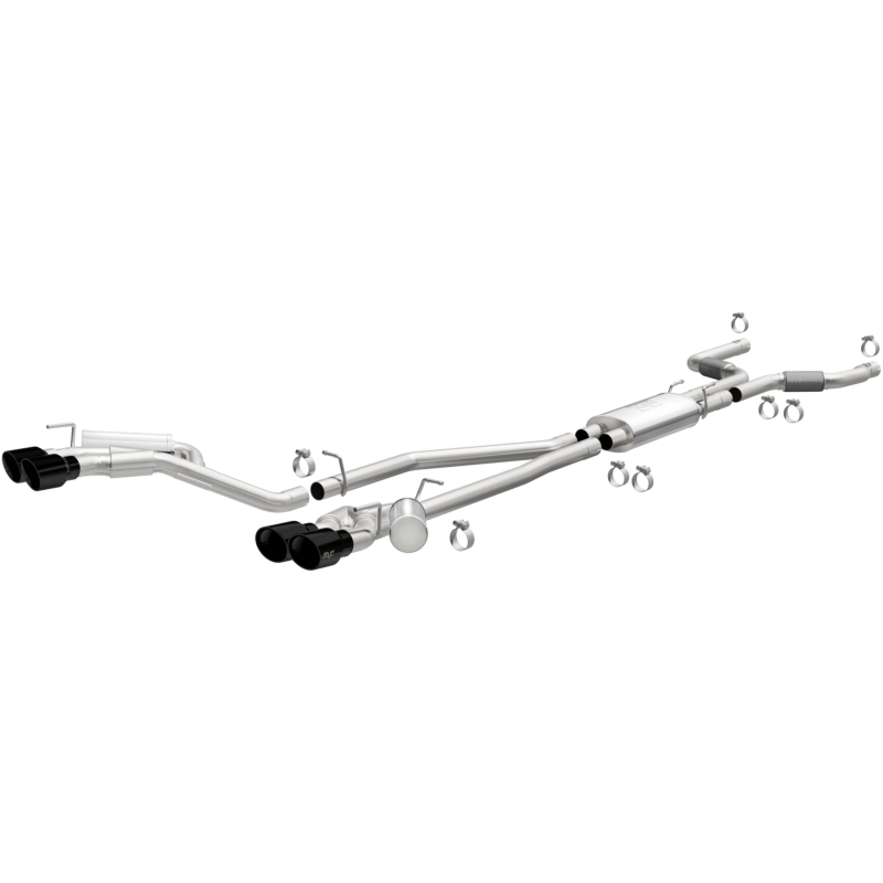 Lincoln Aviator Performance Exhaust - Magnaflow - Street Series Cat-Back - Black Chrome - `20-`25