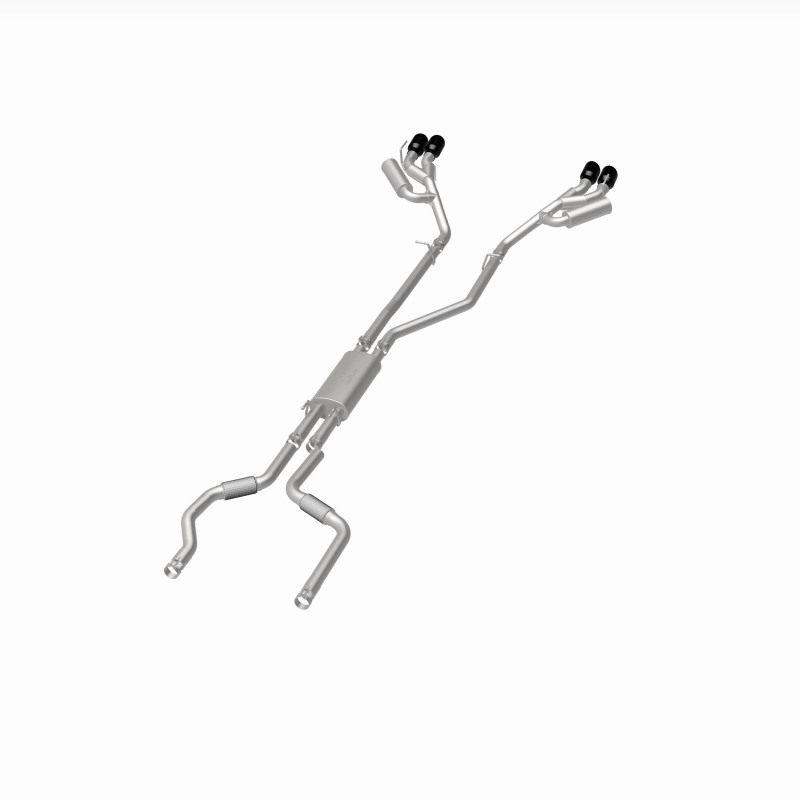 Lincoln Aviator Performance Exhaust - Magnaflow - Street Series Cat-Back - Black Chrome - `20-`25