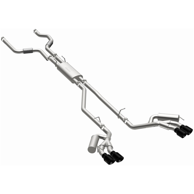Lincoln Aviator Performance Exhaust - Magnaflow - Street Series Cat-Back - Black Chrome - `20-`25