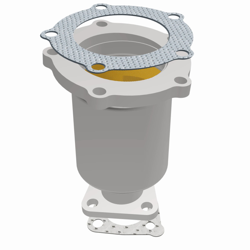 Mazda 626 Catalytic Converter - Magnaflow - HM Grade Direct-Fit, Federal/EPA Compliant, Stainless Steel - `00-`02