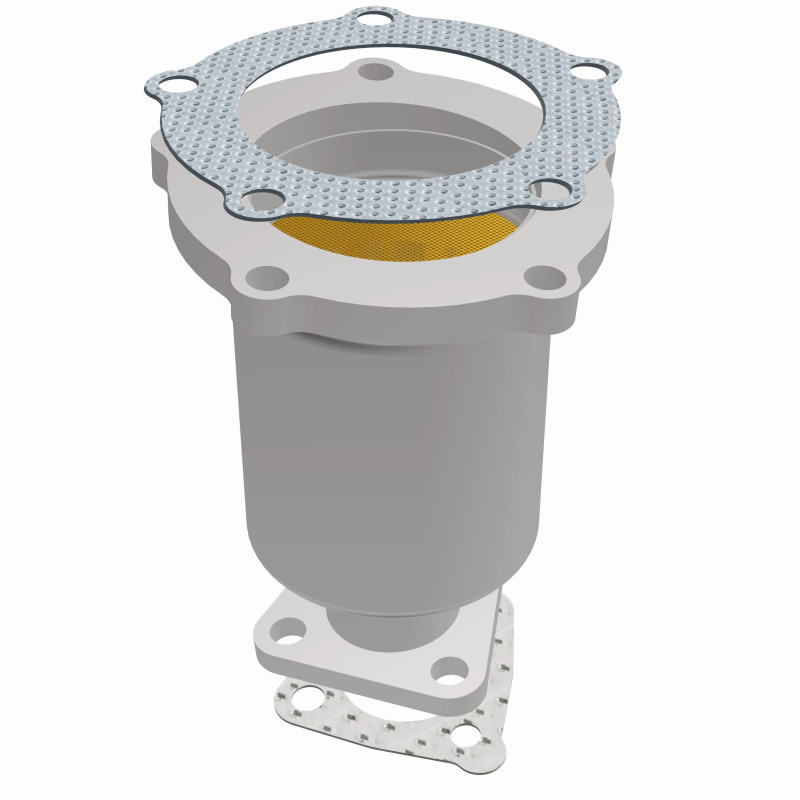 Mazda 626 Catalytic Converter - Magnaflow - HM Grade Direct-Fit, Federal/EPA Compliant, Stainless Steel - `00-`02